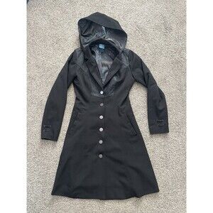 Hot Topic Harry Potter Deathly Hallows Cosplay Jacket Hooded Coat Black Size S